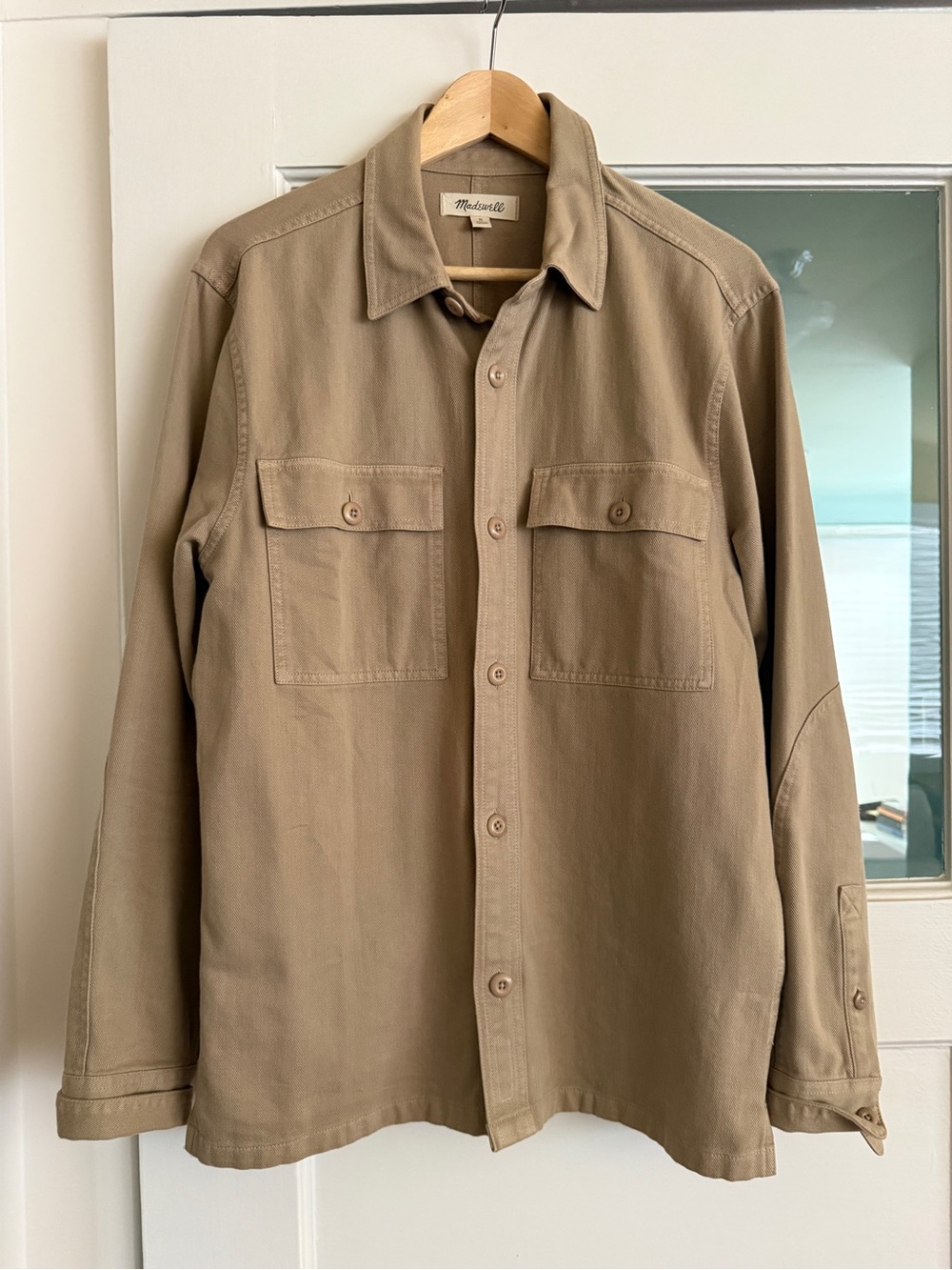 Men's Madewell Tan Overshirt Jacket